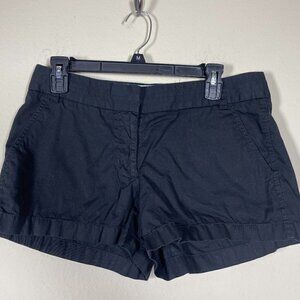 J. Crew Factory Women 3" Broke In Chino Short 8 Black Cotton!!